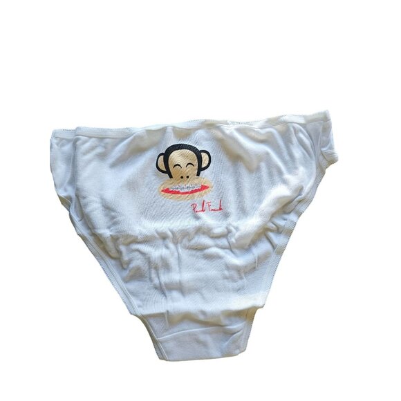 Vintage Paul Frank Womens Underwear Set, Julius the Monkey, Briefs, White, XS - Picture 5 of 11